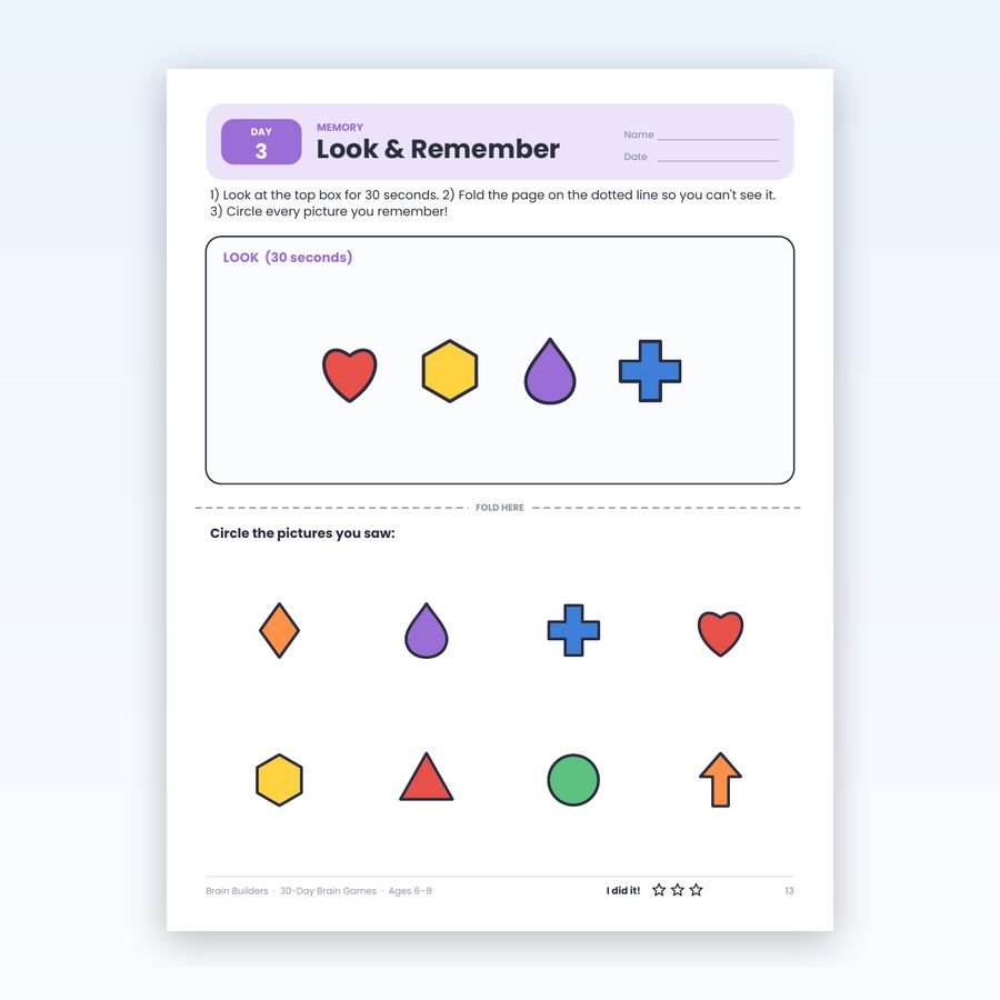 Look and Remember page