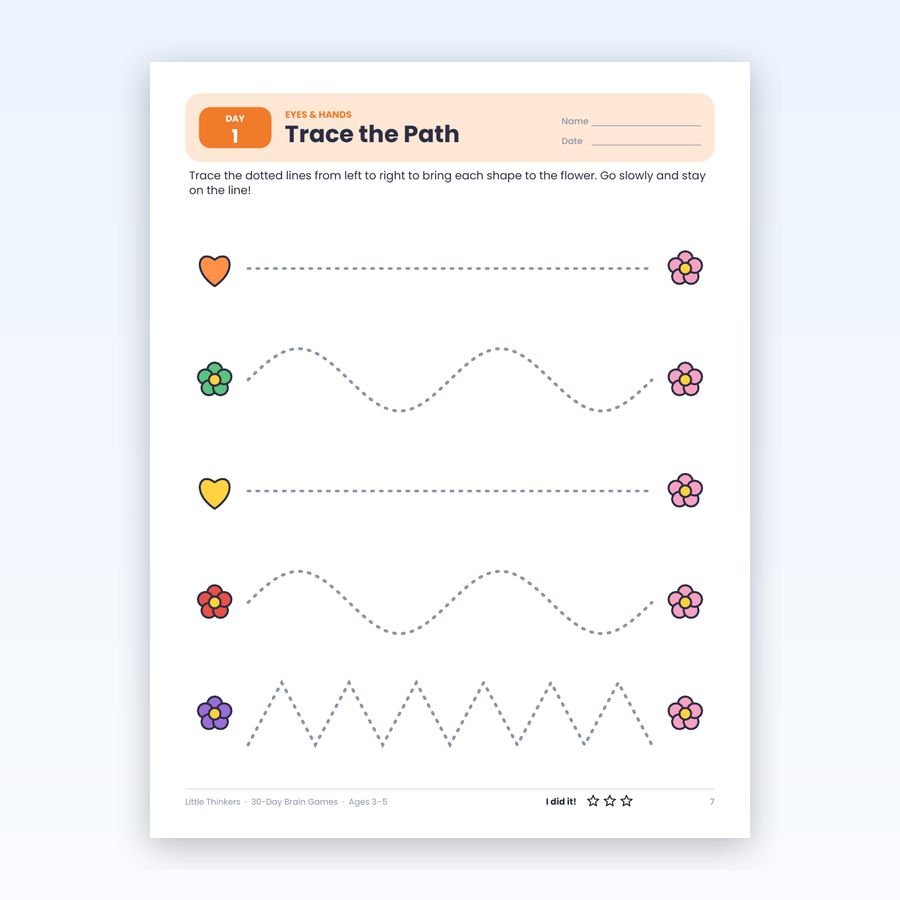 Trace the Path page